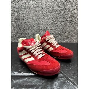 Vintage Adidas SL 72 OG Lace-Up Low Top Sneakers White Red Women's Size 6.5‎ US